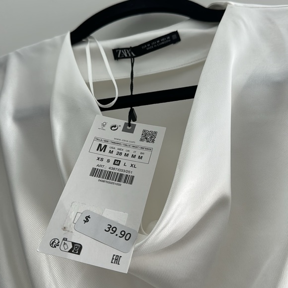 Zara cowl neck blouse - Picture 2 of 3